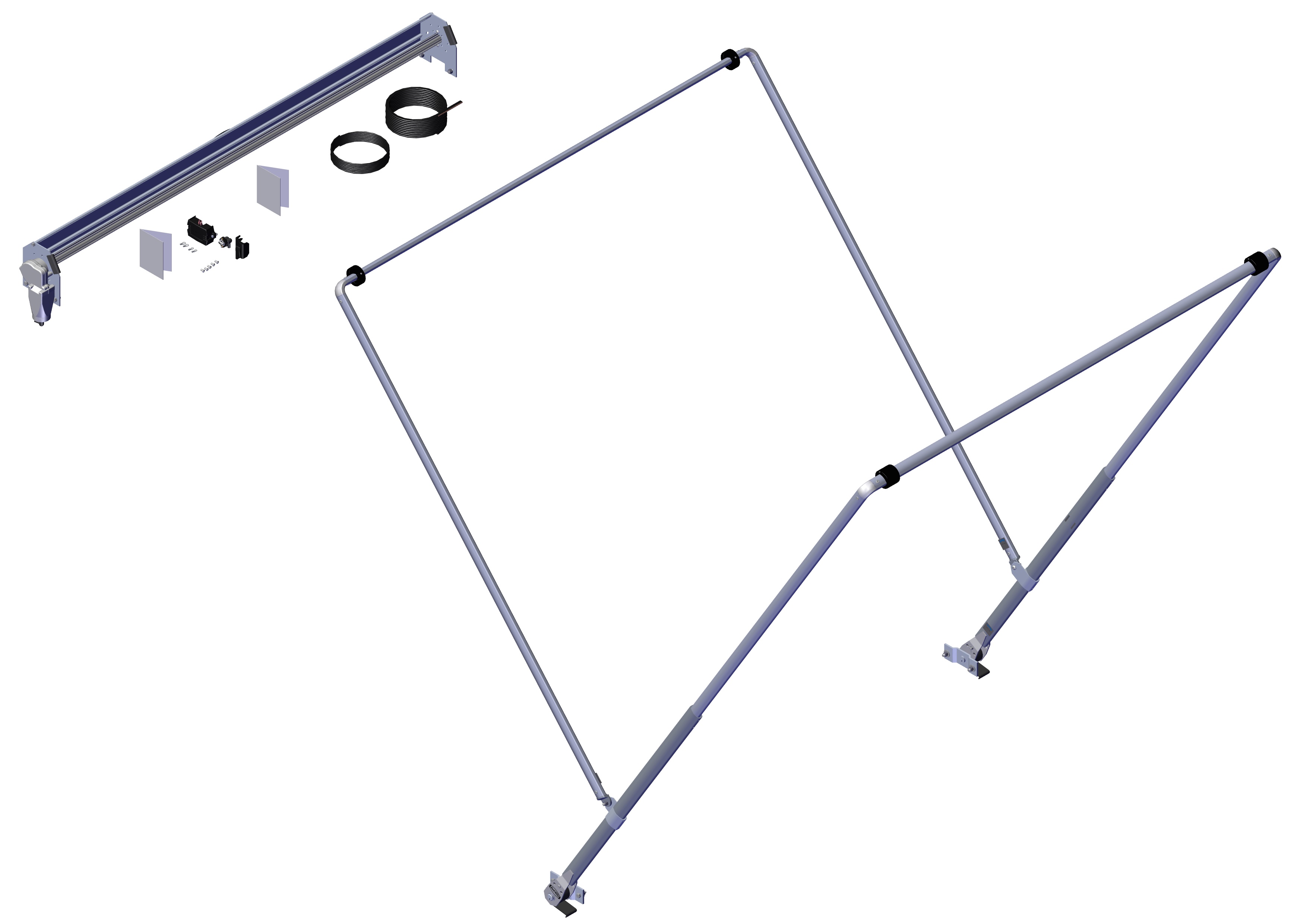 Roll-Rite 4-Spring Wind Deflector – 60