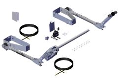 Roll·Rite GTX550, Dual Arm, External Pivot, RF Wireless Controller- 12V