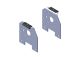 Bracket, Custom J&J AL Tarp Spool Mounting Brackets (pr)