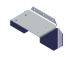 Bracket, AL  for Mounting Top Mnt Pivot to Vertical Surface